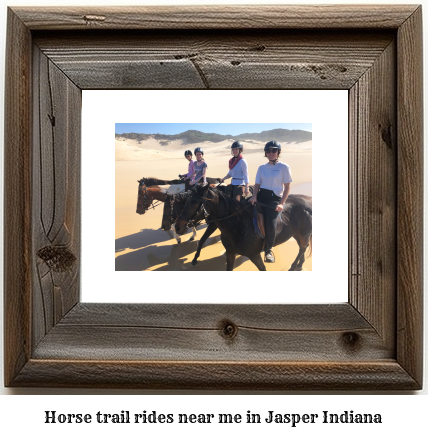 horse trail rides near me in Jasper, Indiana